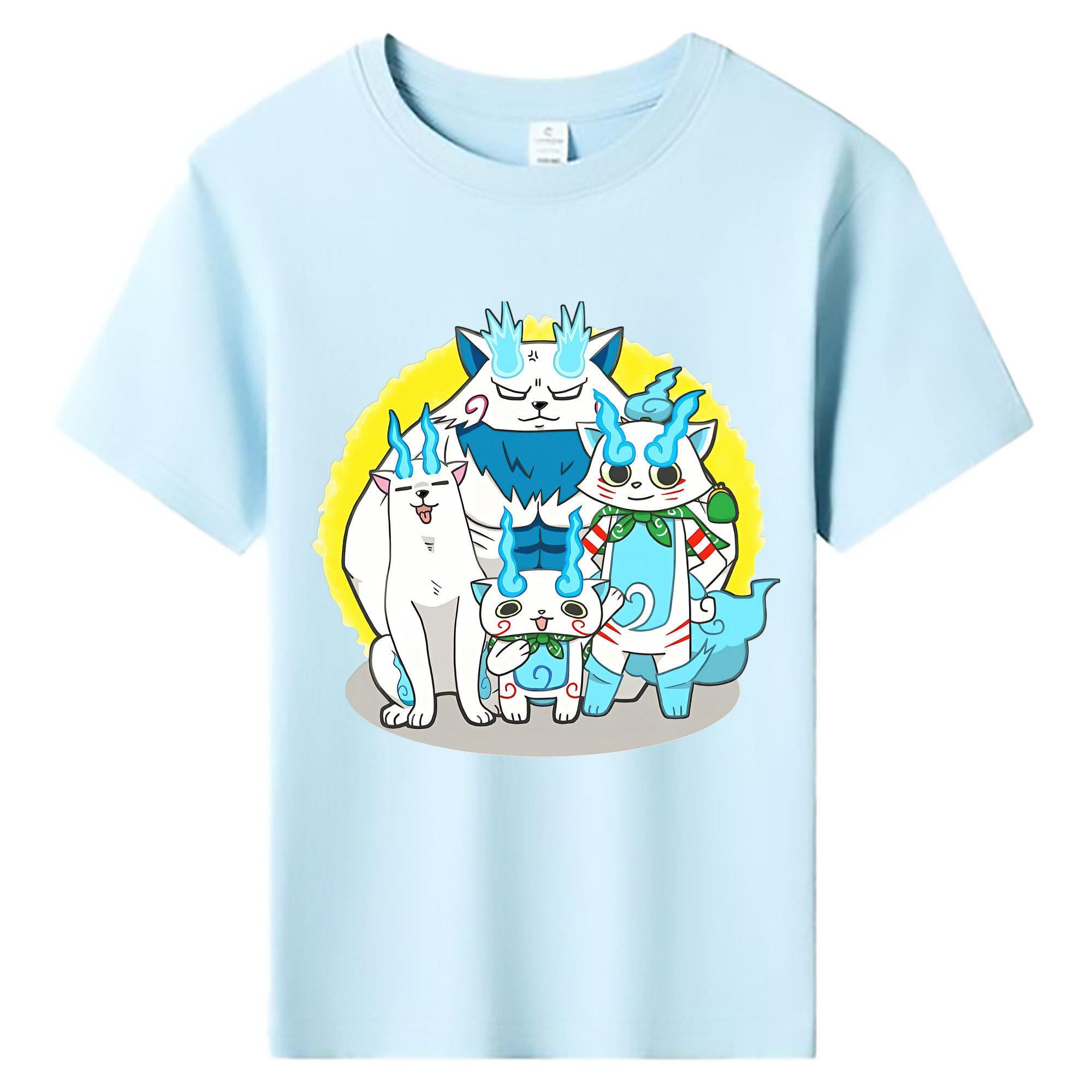 （画像用） 妖怪ウォッチ Yo-kai Watch 綿100％キッズTシャツ（フロントプリント）